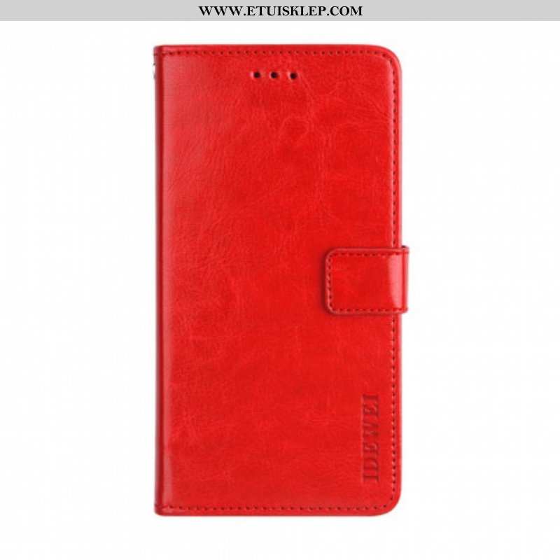 Etui Folio do Oppo A94 5G Imitacja Skóry Idewei